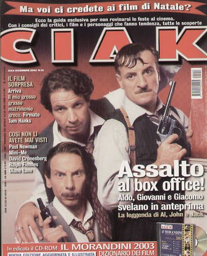 CIAK magazine side cover Issue 212 December 2002