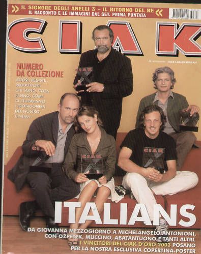 CIAK magazine side cover Issue 219 July 2003
