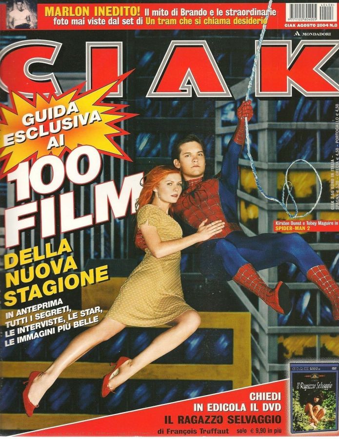 CIAK magazine side cover Issue 232 August 2004