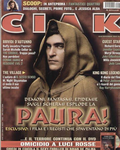 CIAK magazine side cover Issue 235 November 2004