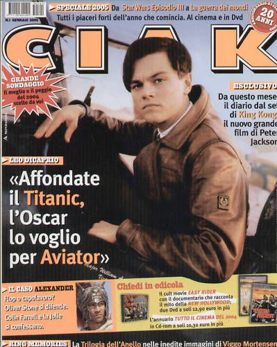 CIAK magazine side cover Issue 237 January 2005