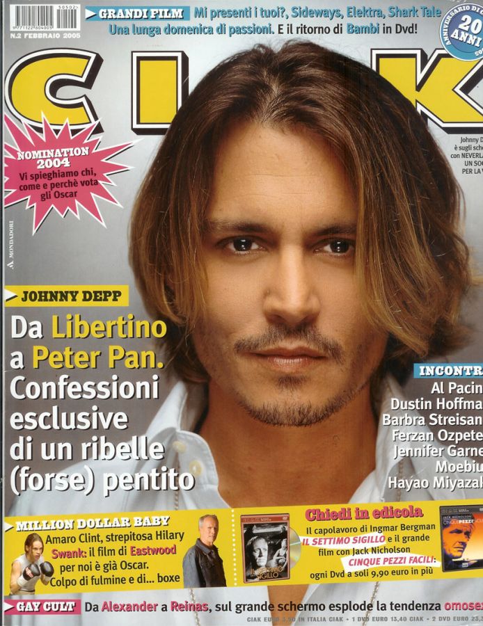 CIAK magazine side cover Issue 238 February 2005
