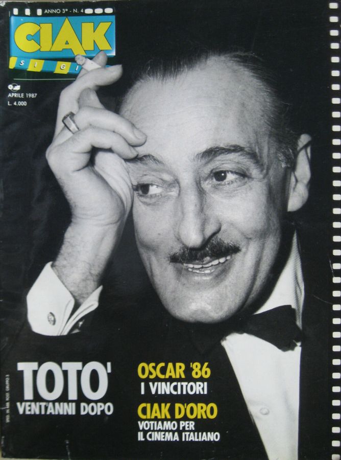 CIAK magazine side cover Issue 24 April 1987