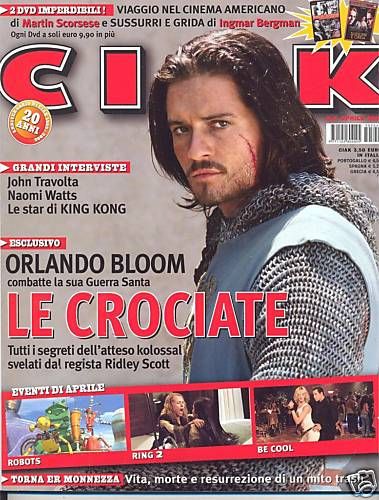 CIAK magazine side cover Issue 240 April 2005