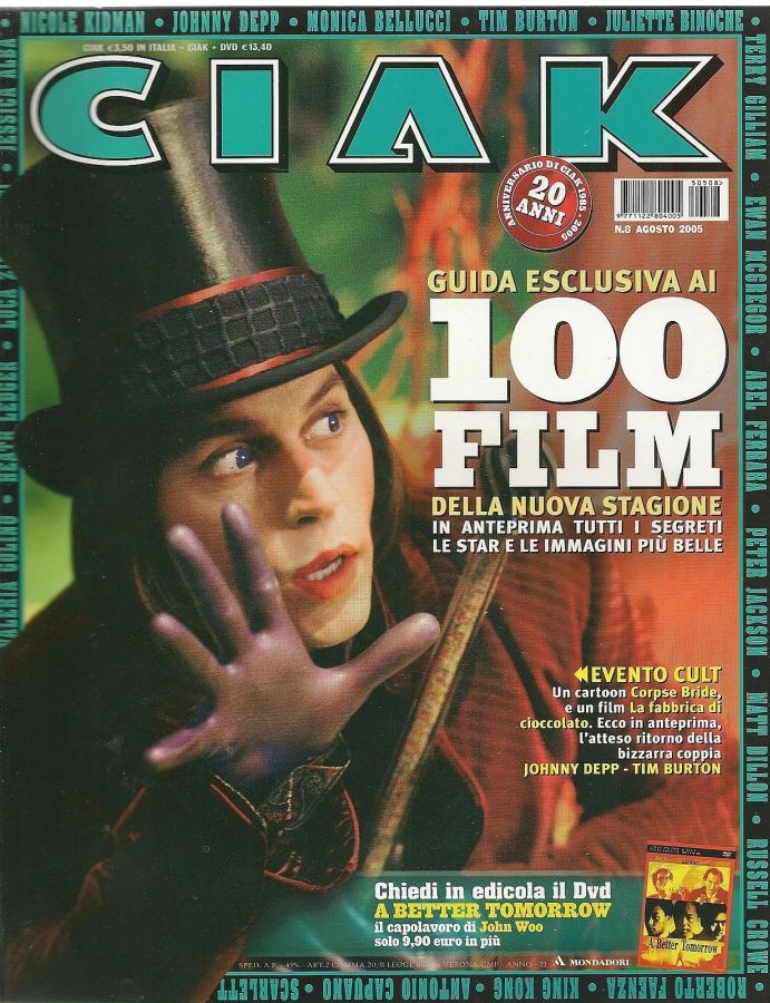 CIAK magazine side cover Issue 244 August 2005