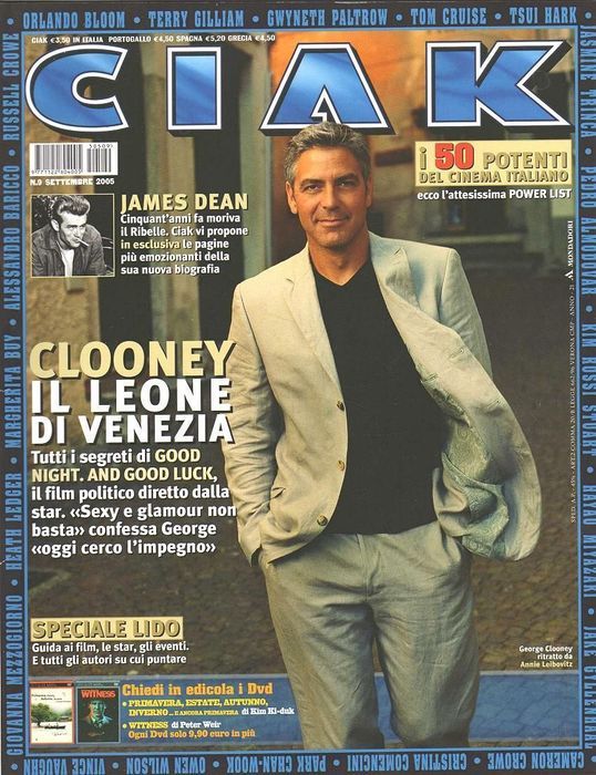 CIAK magazine side cover Issue 245 September 2005