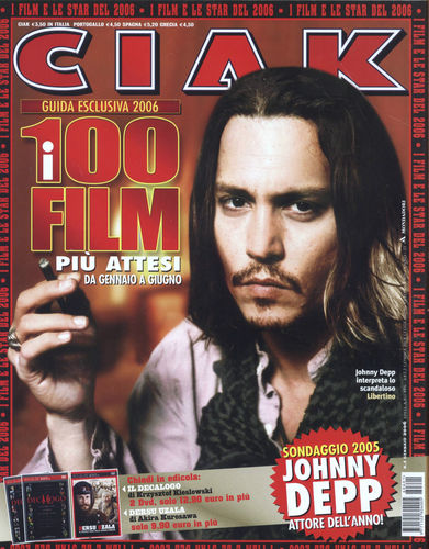 CIAK magazine side cover Issue 249 January 2006