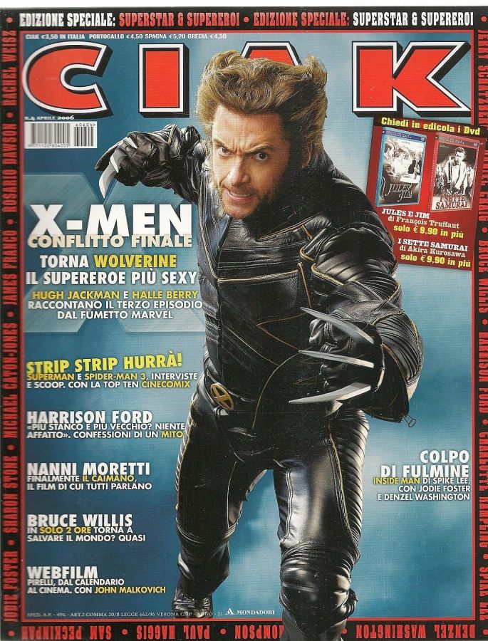 CIAK magazine side cover Issue 252 April 2006