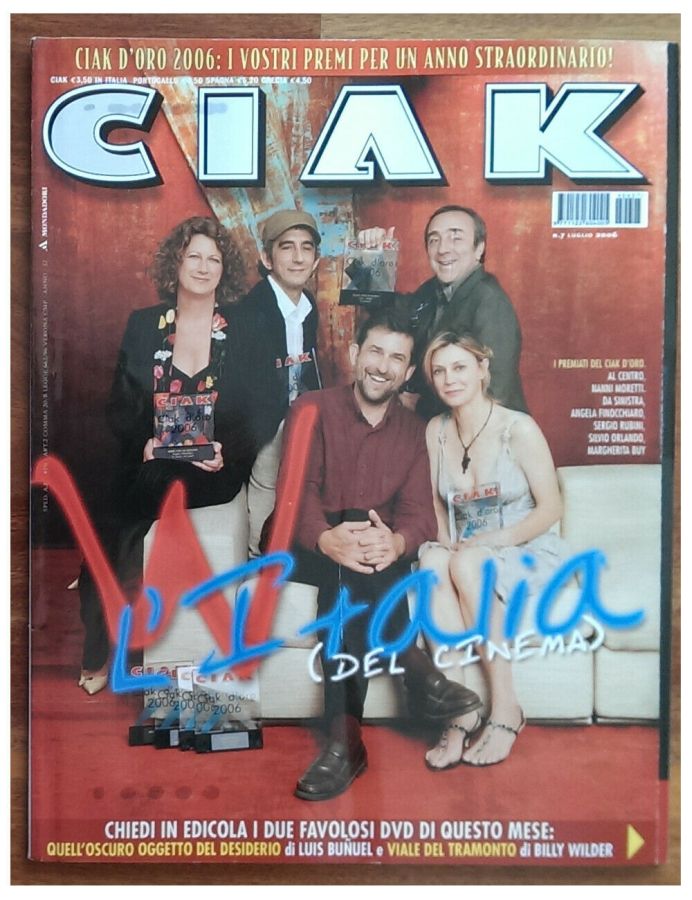 CIAK magazine side cover Issue 255 July 2006