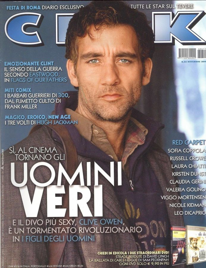 CIAK magazine side cover Issue 259 November 2006