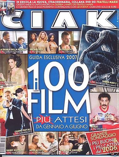 CIAK magazine side cover Issue 261 January 2007