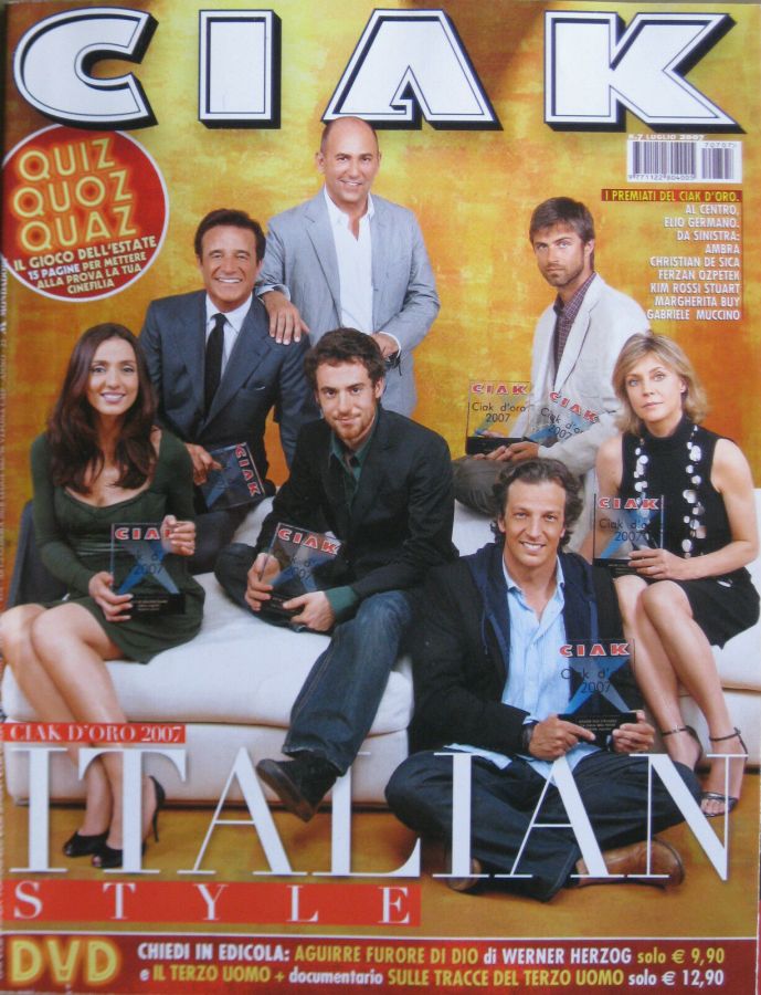 CIAK magazine side cover Issue 267 July 2007
