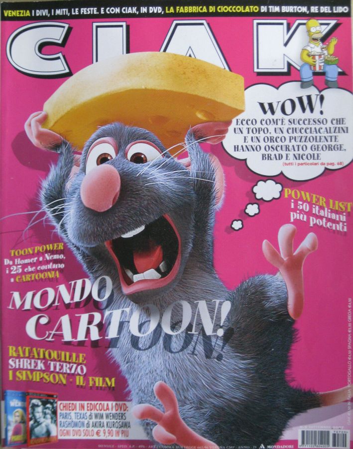 CIAK magazine side cover Issue 269 September 2007