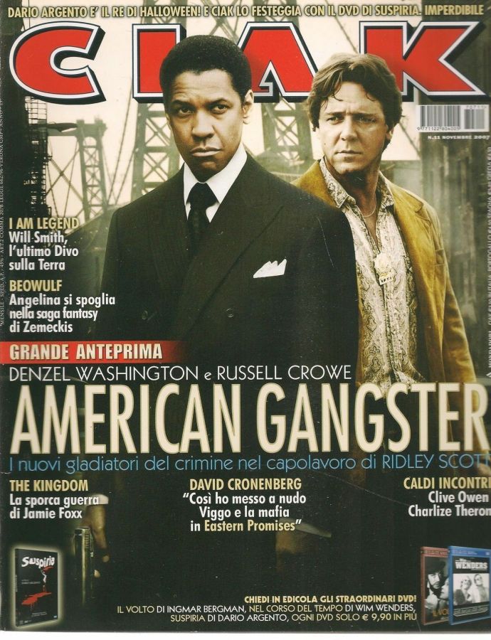 CIAK magazine side cover Issue 271 November 2007