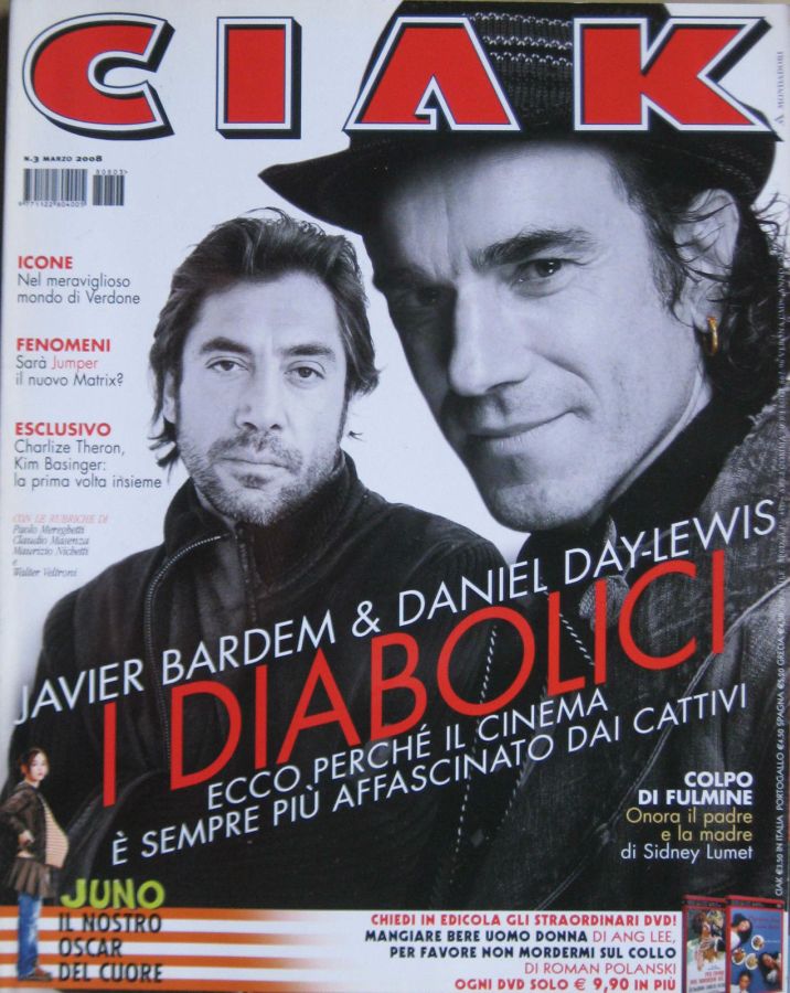 CIAK magazine side cover Issue 275 March 2008