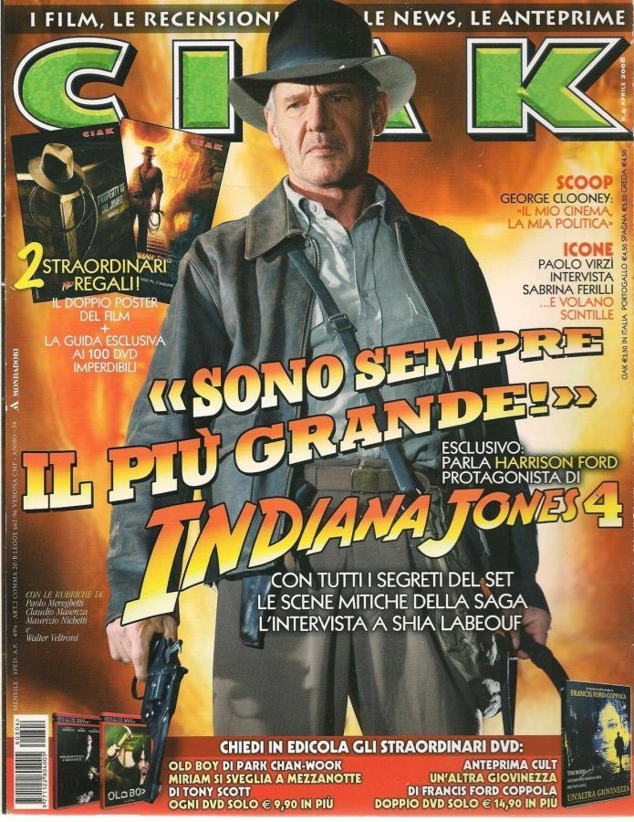 CIAK magazine side cover Issue 276 April 2008