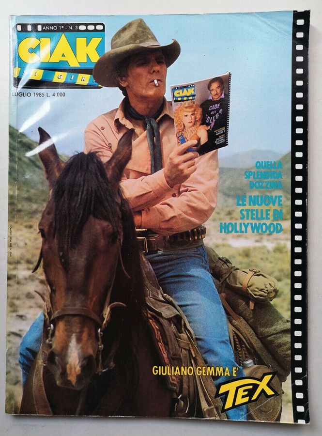 CIAK magazine side cover Issue 3 July 1985