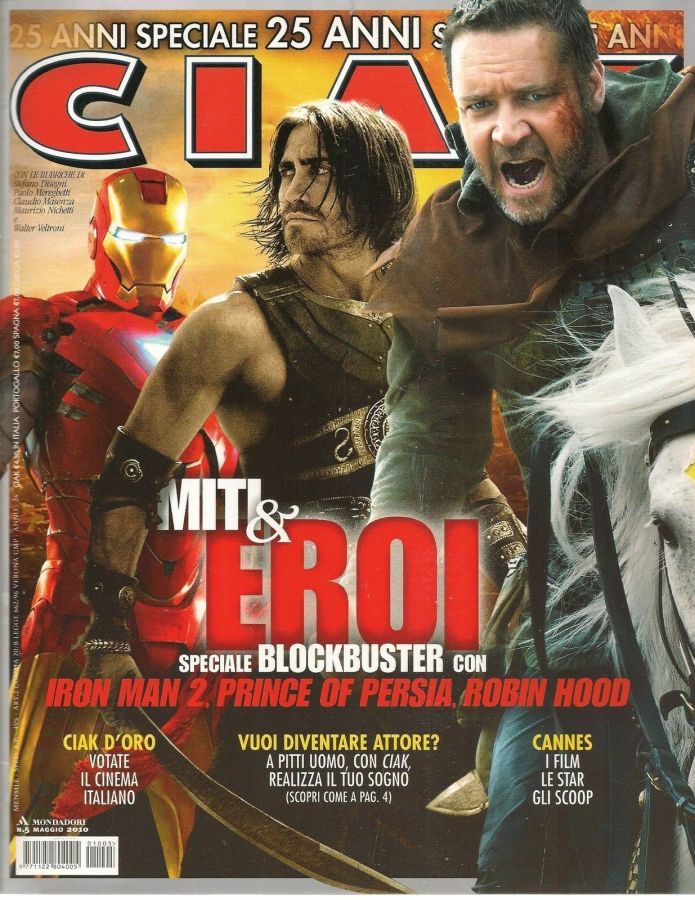 CIAK magazine side cover Issue 301 May 2010