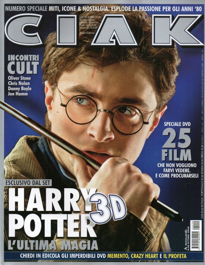 CIAK magazine side cover Issue 306 October 2010