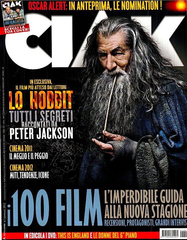CIAK magazine side cover Issue 321 January 2012