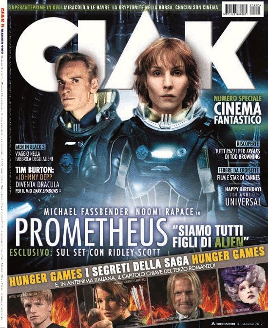 CIAK magazine side cover Issue 325 May 2012