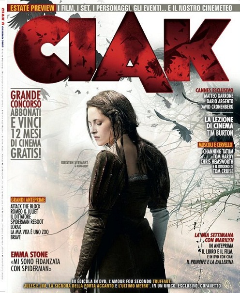 CIAK magazine side cover Issue 326 June 2012