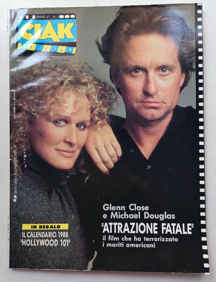CIAK magazine side cover Issue 33 January 1988