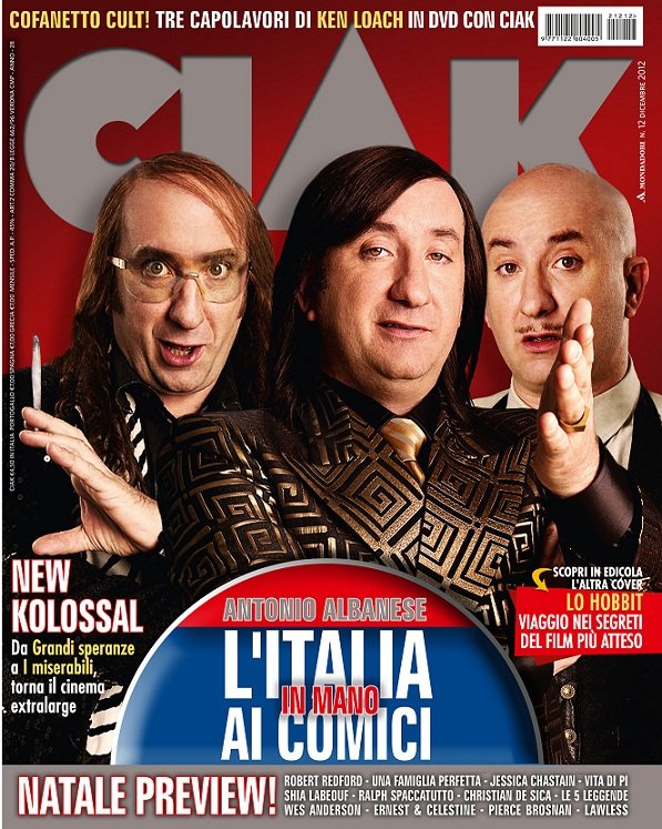 CIAK magazine side cover Issue 332 December 2012