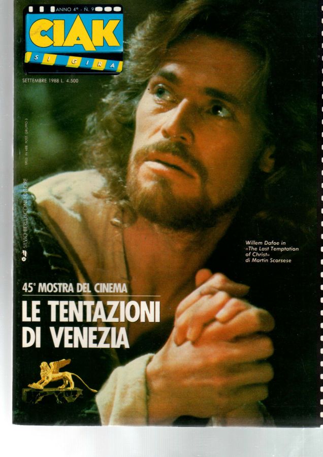CIAK magazine side cover Issue 41 September 1988
