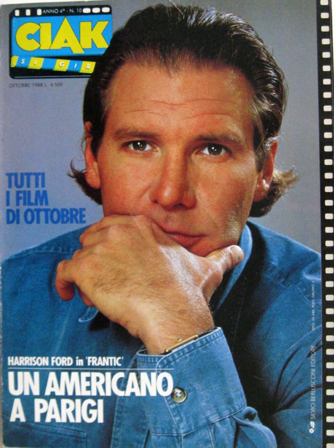 CIAK magazine side cover Issue 42 October 1988