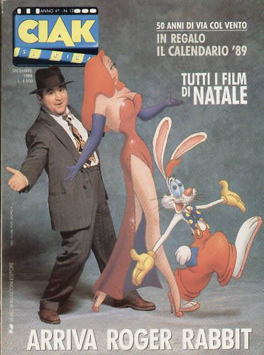 CIAK magazine side cover Issue 44 December 1988