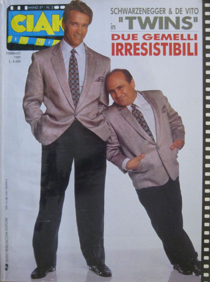 CIAK magazine side cover Issue 46 February 1989