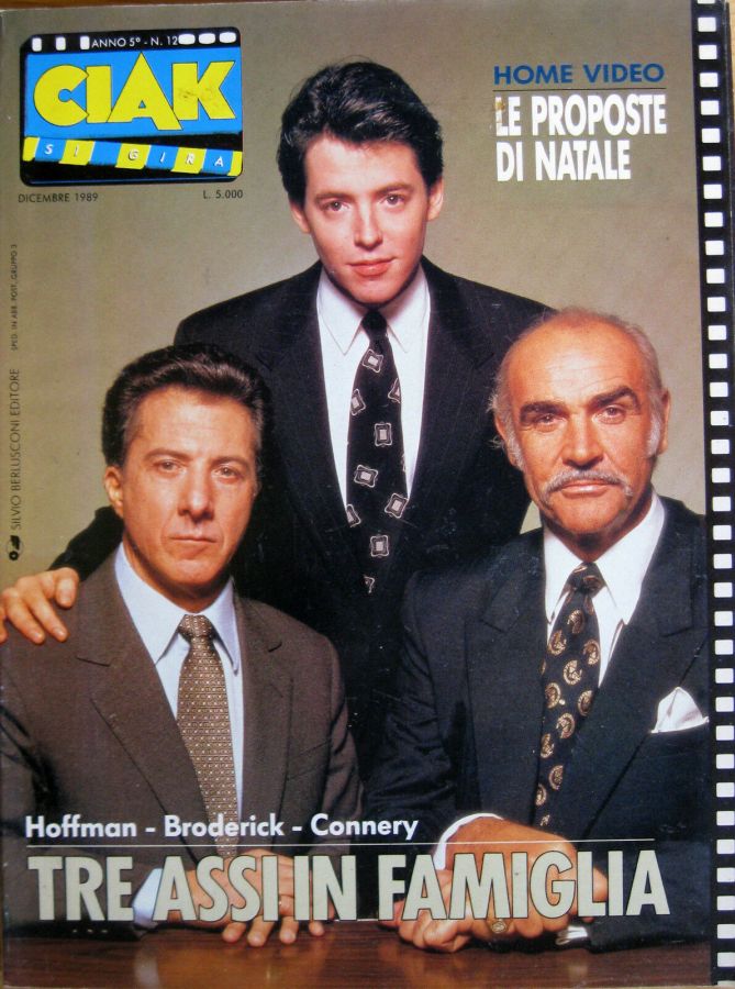 CIAK magazine side cover Issue 56 December 1989