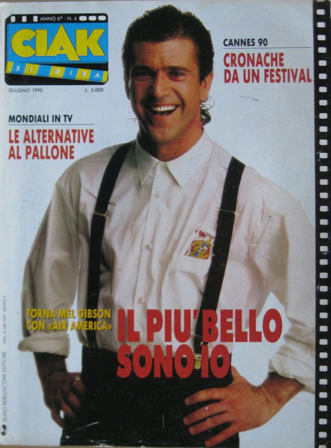 CIAK magazine side cover Issue 62 June 1990