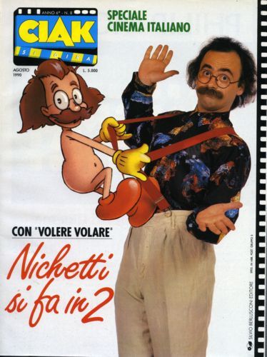 CIAK magazine side cover Issue 64 August 1990