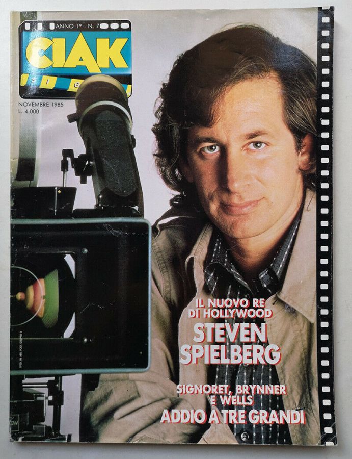 CIAK magazine side cover Issue 7 November 1985