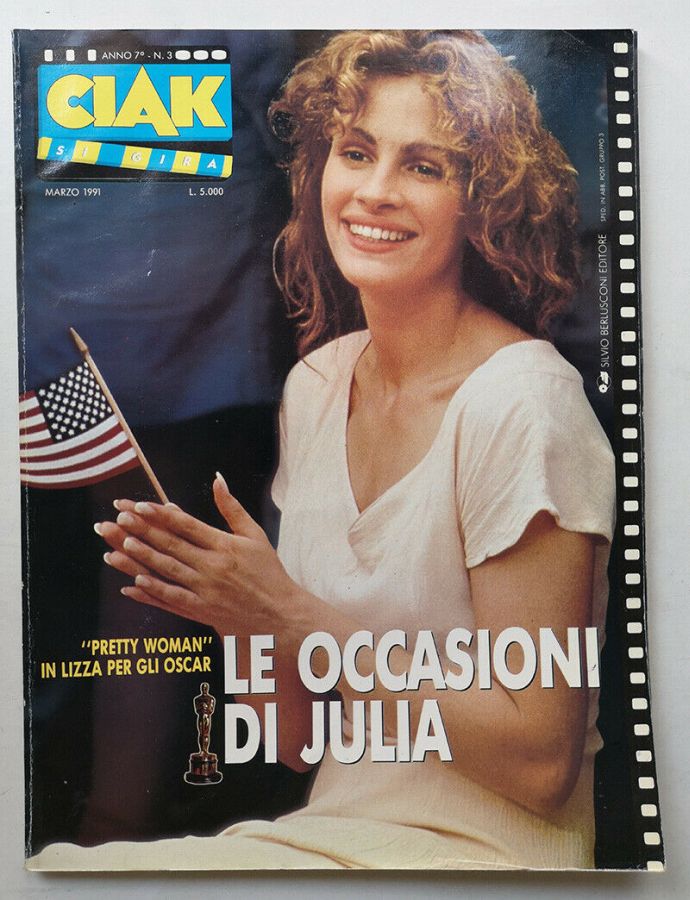 CIAK magazine side cover Issue 71 March 1991