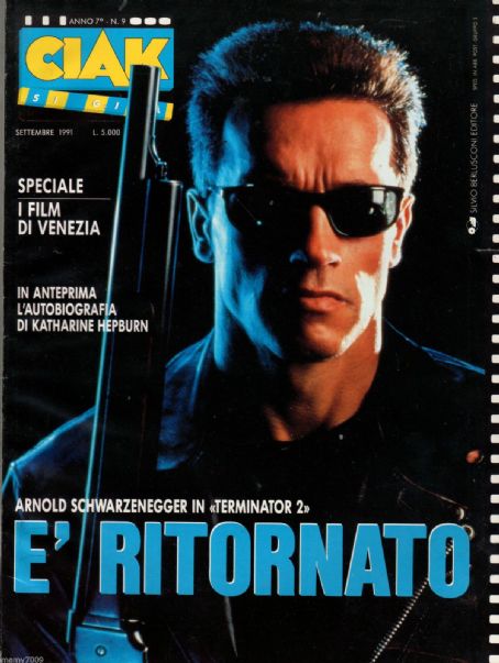 CIAK magazine side cover Issue 77 September 1991