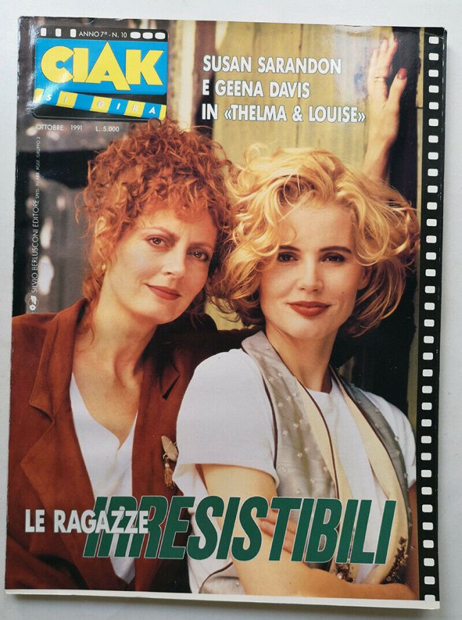 CIAK magazine side cover Issue 78 October 1991