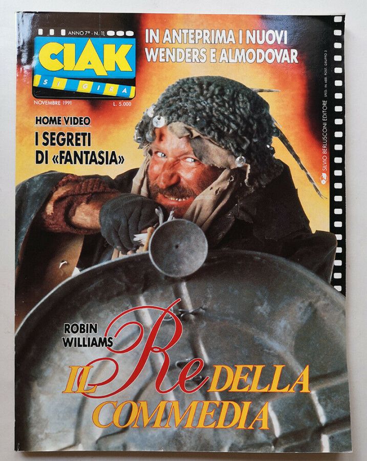 CIAK magazine side cover Issue 79 November 1991