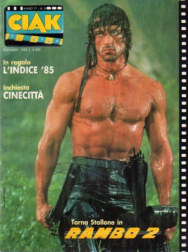 CIAK magazine side cover Issue 8 December 1985