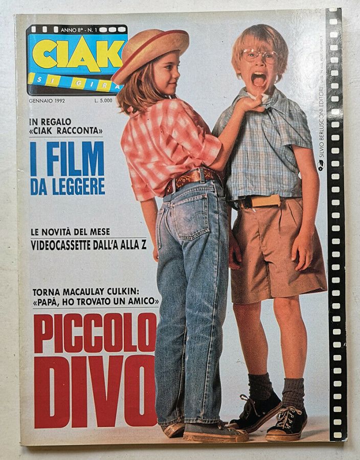 CIAK magazine side cover Issue 81 January 1992