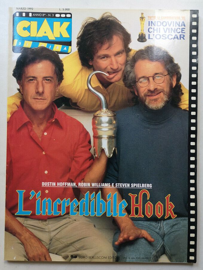 CIAK magazine side cover Issue 83 March 1992