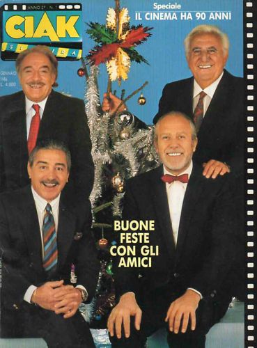 CIAK magazine side cover Issue 9 January 1986