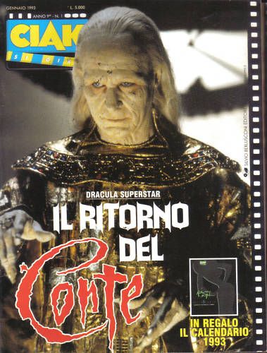 CIAK magazine side cover Issue 93 January 1993