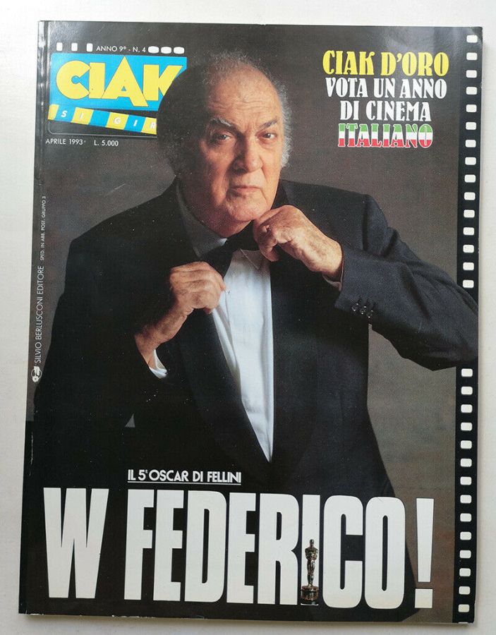 CIAK magazine side cover Issue 96 April 1993