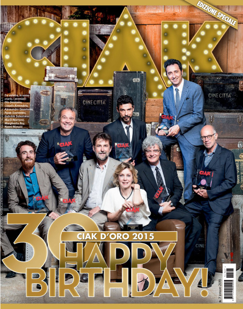 CIAK magazine side cover July 2015