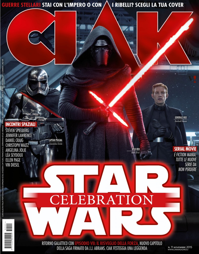 CIAK magazine side cover November 2015