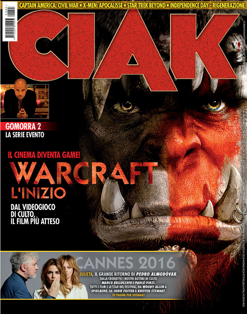 CIAK magazine side cover May 2016