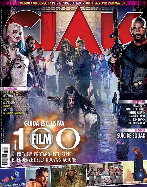 CIAK magazine side cover August 2016